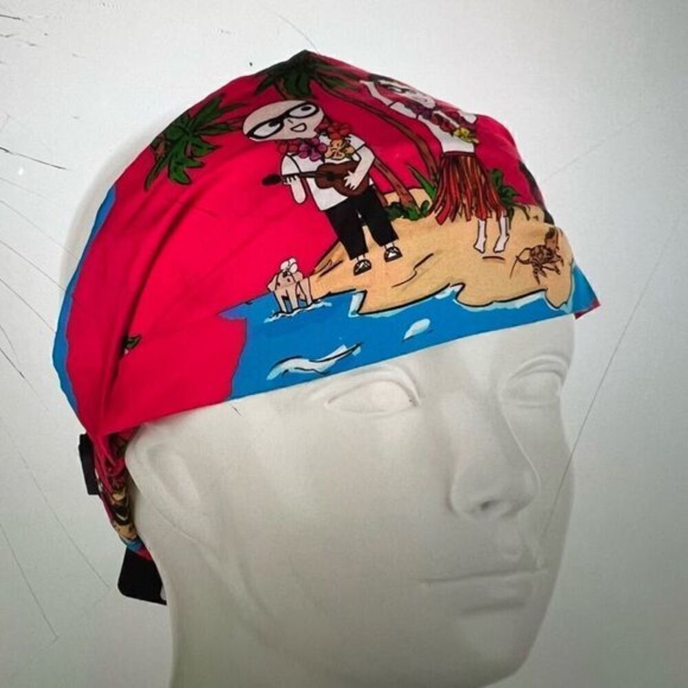 Dolce and Gabbana Printed Elastic Headband with Tags